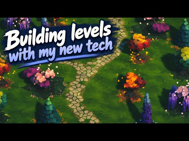 Building levels with my new tech! | DreamIn | Indie RPG Dev