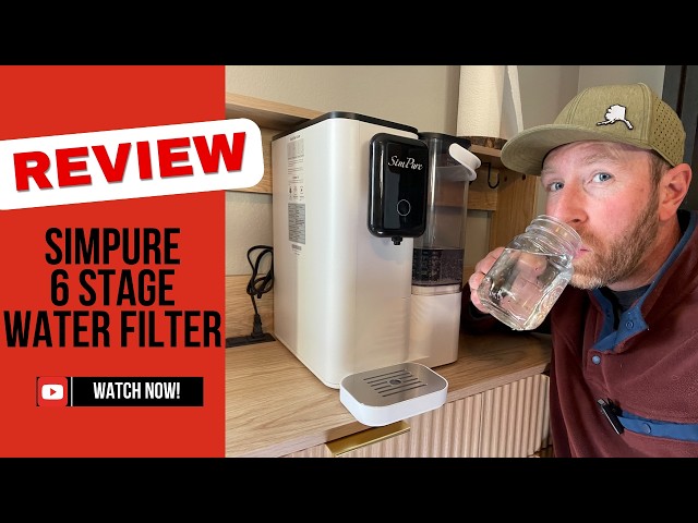 SimPure Y9A Countertop RO Water Filter Review – 6-Stage Purification, No Installation Needed!