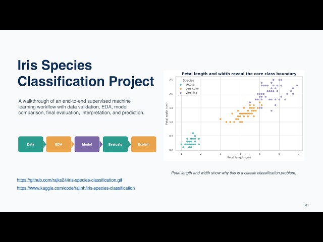 Iris Species Classification | End-to-End ML Workflow