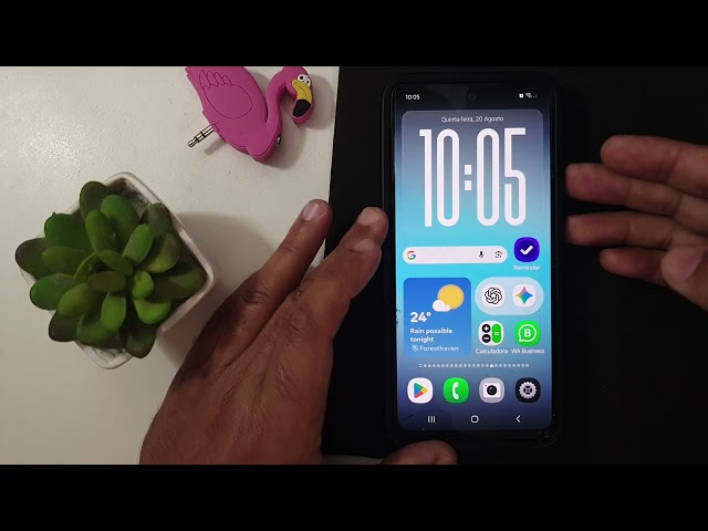 How to restart the Samsung Galaxy A17