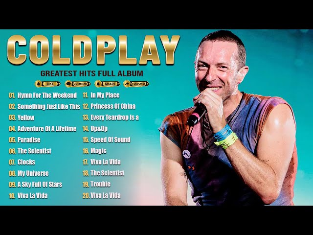 Coldplay Best Songs Playlist 2026 - Coldplay Greatest Hits Full Album - Live Concert Setlist #m25