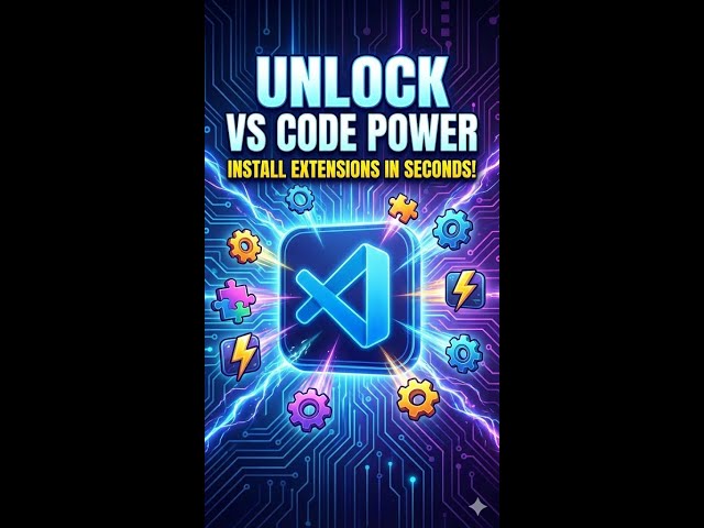 Install VS Code Extensions FAST 🚀