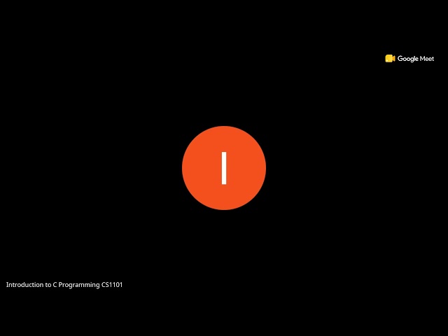 C Programming - OPPE 1 Revision Session 1