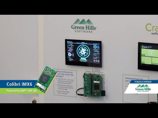 Green Hills Software’s INTEGRITY RTOS on Toradex’s Colibri SoM