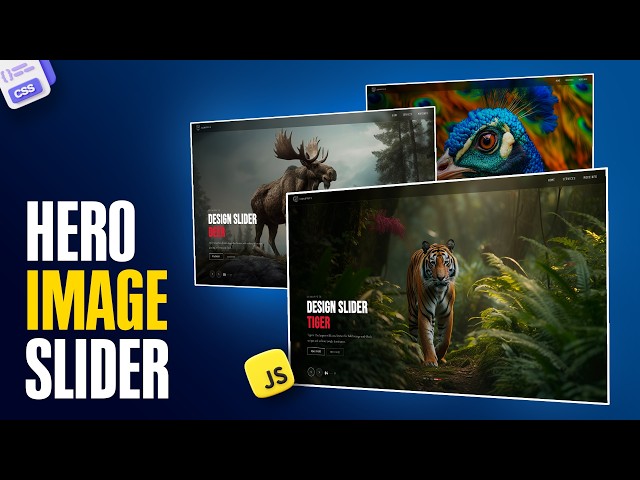 🔥 Build a Modern Image Slider with HTML, CSS & JavaScript 🎨