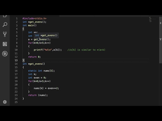 Array return in Function using Pointers in C Programming | Part 29 | Tamil | Yogesh Coding