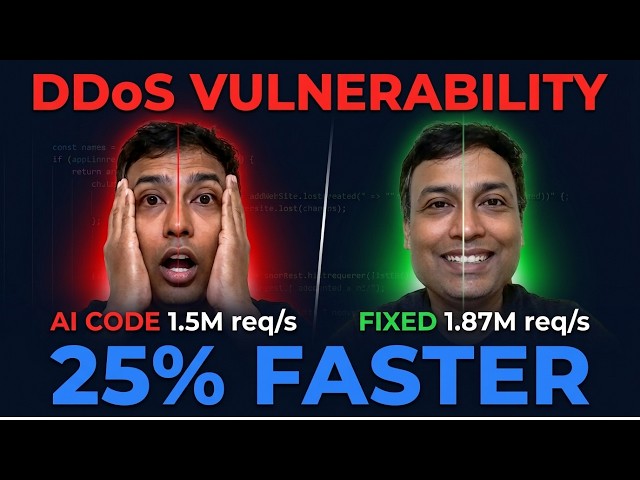 I Fixed a DDoS Vulnerability in AI Code (and Made It 25% Faster)