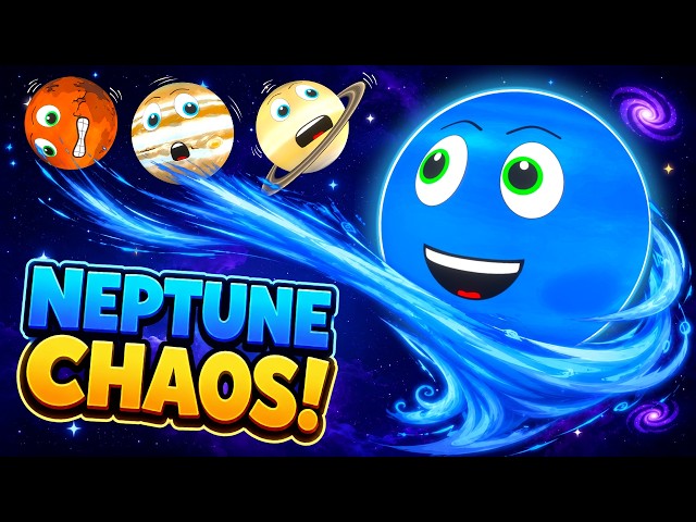 Neptune’s Funniest Moments! 💨 Funny Planets for Kids