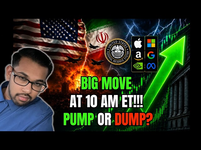 🚨 BIG MOVE AT 10 AM ET! SPY, QQQ, TSLA, ES, NVDA, AAPL, AMZN, META, AMD, & BTC Predictions! 🚀