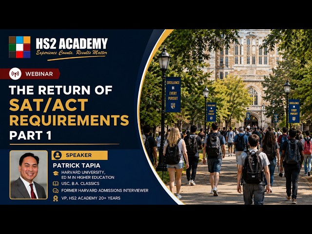 SAT/ACT Requirements Are Back: How Top Colleges Are Changing Admissions (Part 1)