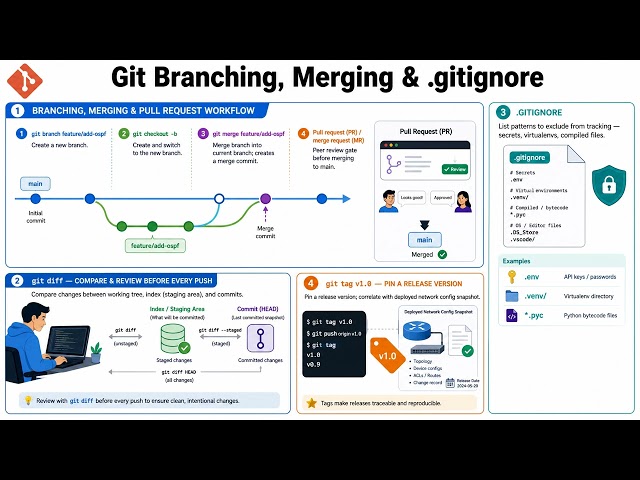 Git — Core Concepts and Workflow | CCNA 200-901 Automation