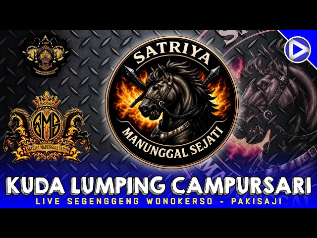 KUDA LUMPING CAMPURSARI‼️SATRIYA MANUNGGAL SEJATI | Live Lapangan Segenggeng - Pakisaji