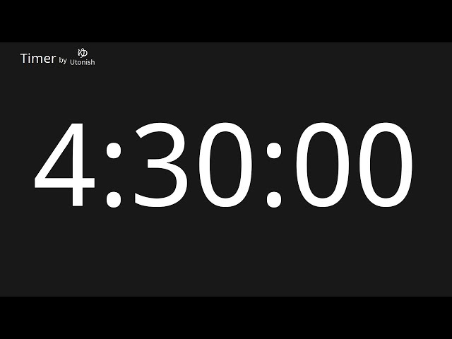 4h30m Countup Timer