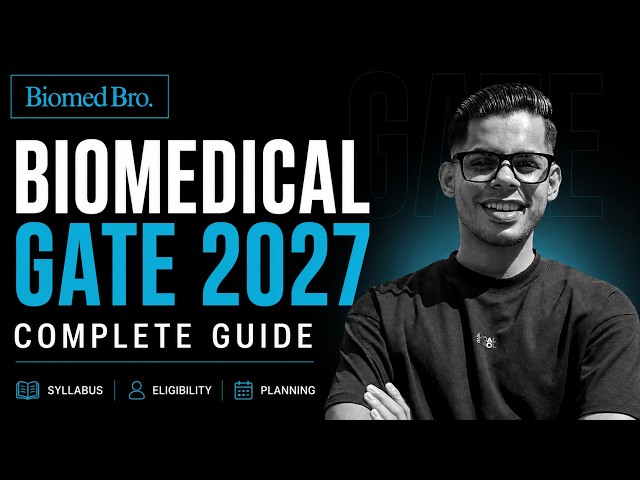 Biomedical GATE 2027 Complete Guide Syllabus, Eligibility, & Planning | Biomed & Sales Coffee Co.