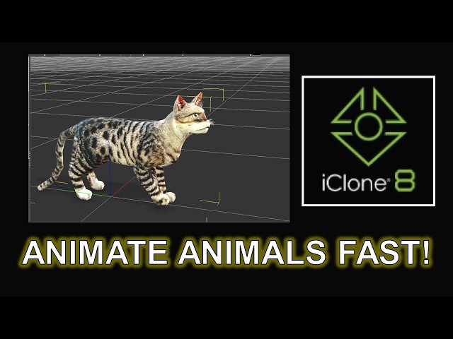 How to Animate Animals in iClone 8 (Perform Commands & Smooth Motion Transitions)