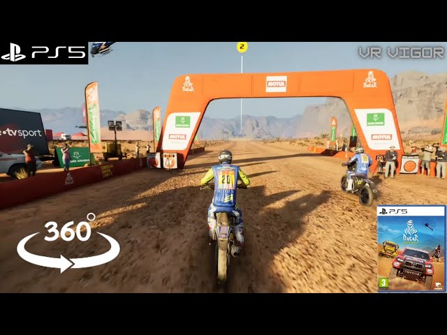 (PS5) DAKAR Desert Rally Gameplay #dakar #dakardesertrally #360vr