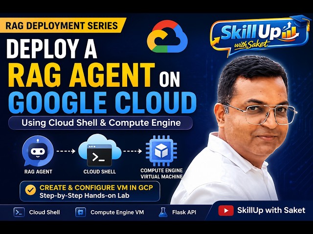 Deploy a RAG Agent on Google Cloud | Create VM in GCP Step-by-Step | Cloud Shell + Compute Engine