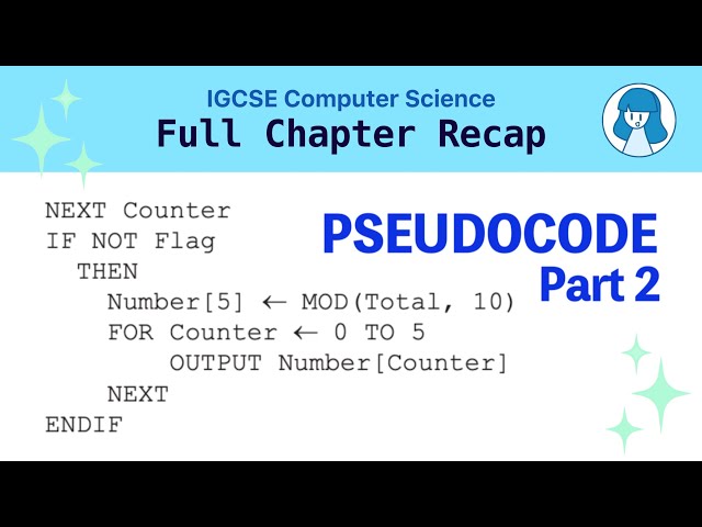 Pseudocode Revision: 1D/2D Arrays, Procedures, Functions, Files, Strings, Rounding (IGCSE CS 0478)