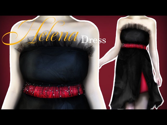 Making A HELENA Inspired DRESS for MCR's Concert | MCR Cosplay DIY ♡