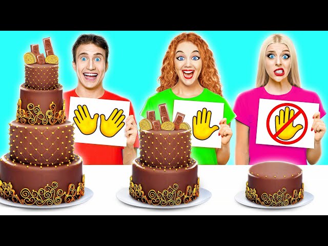 No Hands vs One Hand vs Two Hands Eating Challenge #2 | Funny Food Situations by Multi DO Challenge