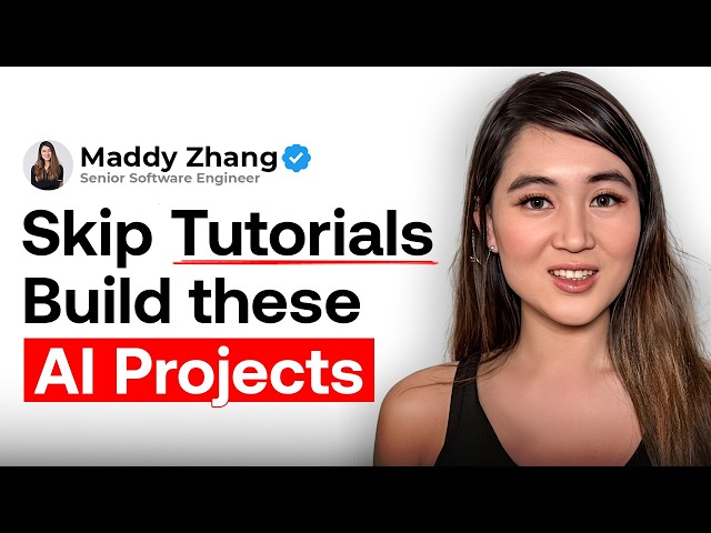 Stop Watching Tutorials - Build These 6 AI Projects to Get Hired