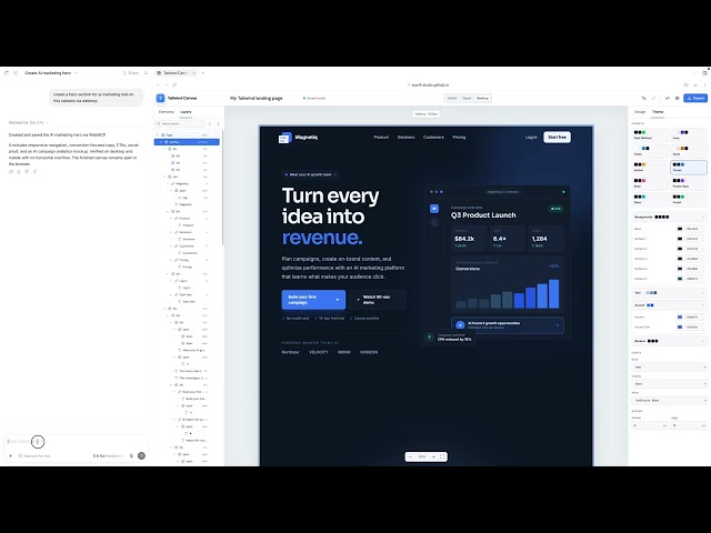 Tailwind Editor with WEBMCP