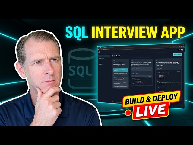 Building a SQL Interview Question and Answer App Live