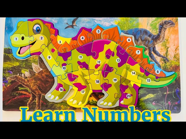 Learn Numbers 1-20 With Easy Puzzle #learning #numbers #kids