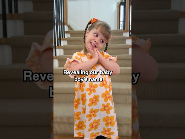 Our Baby's Name Reveal