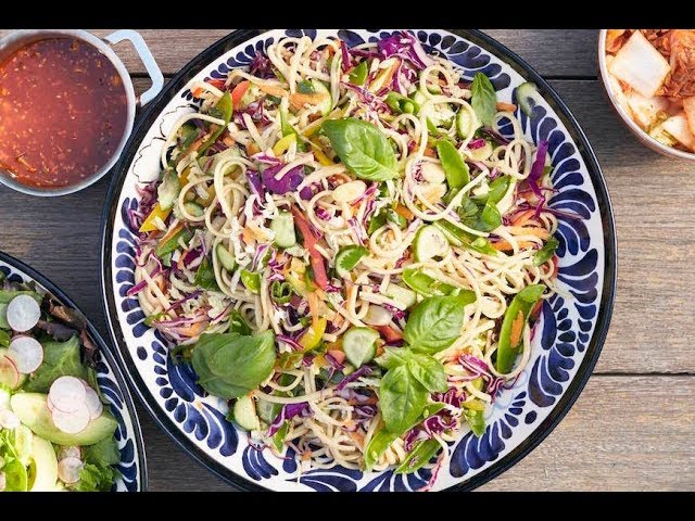 (Almost) No Cook Sesame Noodle Salad