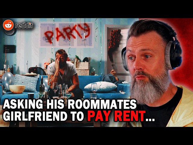 WIBTA for asking my roommate's GF to PAY RENT after she turned our living room into her office?