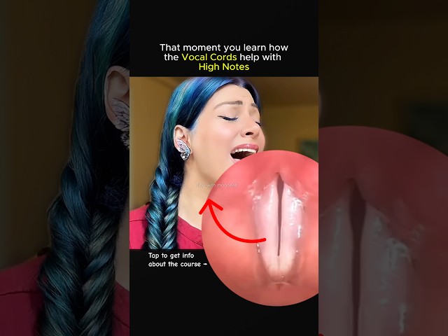 That moment you learn how the vocal cords help with singing the high notes🤯