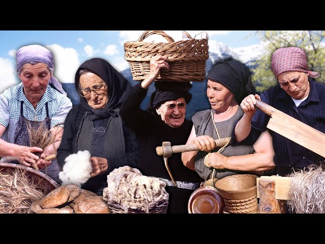 La MUJER RURAL: CIENTOS de labores "invisibles" (y fundamentales) en la ECONOMÍA FAMILIAR de antaño