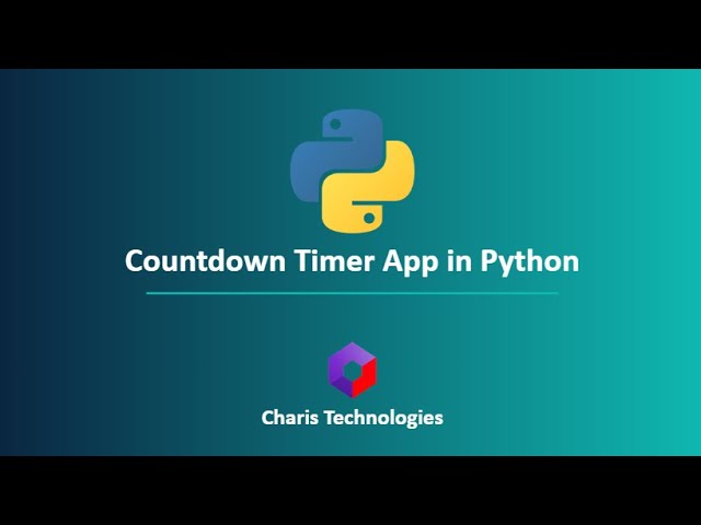 Countdown Timer App with Python