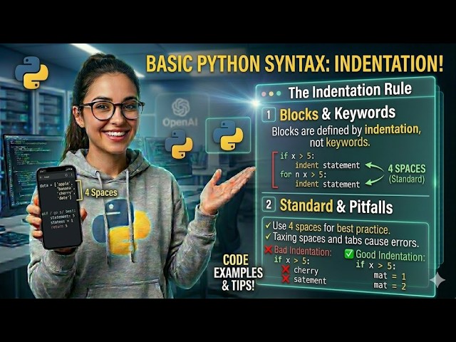 Basic Python Syntax - Indentation