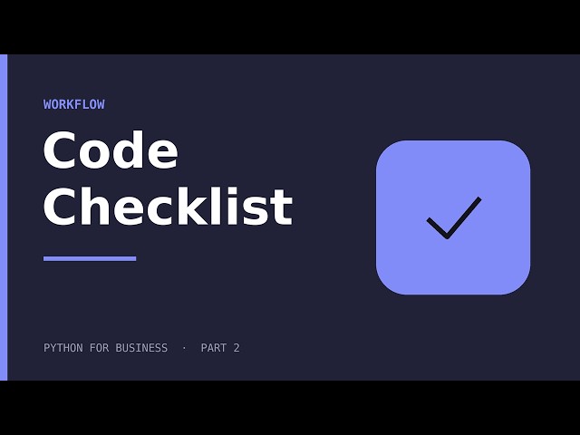 The Pre-Submission Checklist for Code: pytest, ruff & black Workflow