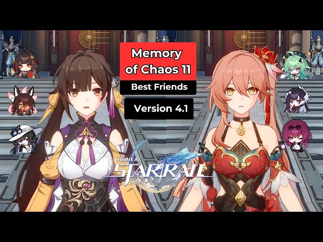 Sushang E6 Superbreak and Guinaifen E6 DoT - Memory of Chaos 11 4.2 - Honkai Star Rail