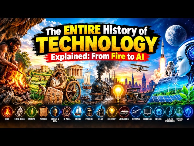 The ENTIRE History of Technology Explained: From Fire to AI