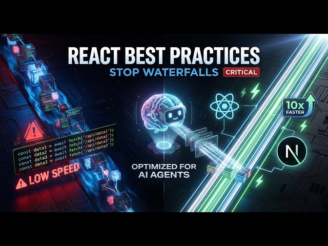 Vercel just dropped the best react practices that you and your agent need