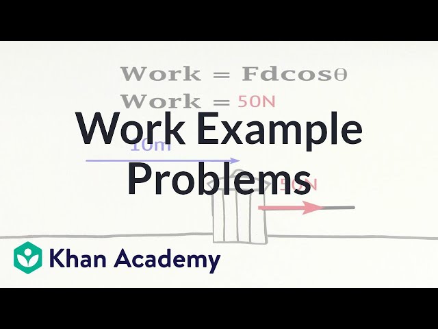 Work example problems | Work and energy | Physics | Khan Academy