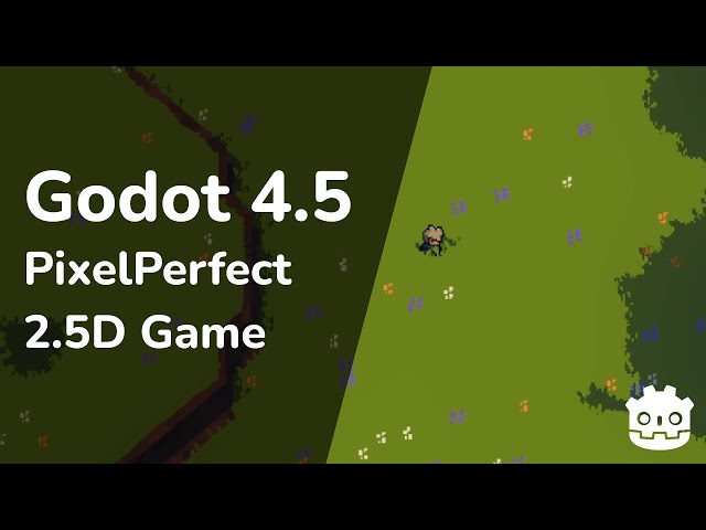 Godot 3D Pixelart - PixelPerfect 2.5D Game