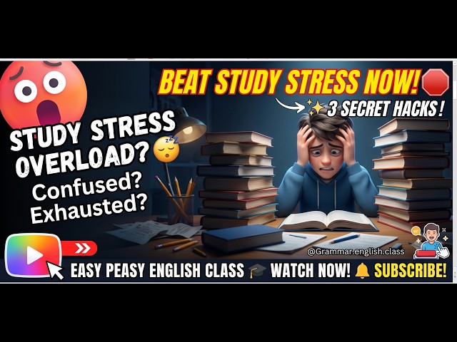 3 Simple Study Hacks to Double Your Focus & Beat Exam Stress 📚✨