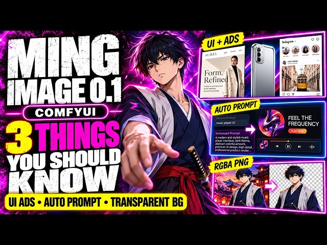 Ming Image 0.1 ComfyUI Workflow: I Let Qwen Write the Prompts
