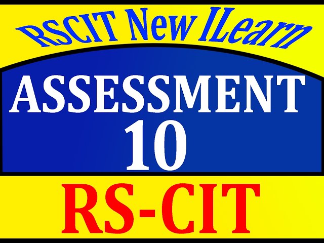 ILEARN ASSESSMENT 10