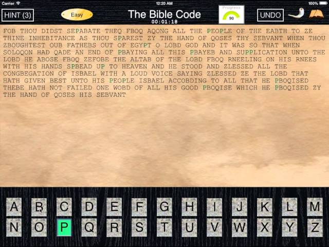 Bible Code : The Cryptic Cipher Puzzle Game - Gameplay video 1