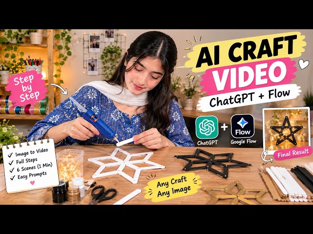 AI Craft Video Banana Seekhein | Easy Step-by-Step AI Craft Tutorial | Chanda AI Studio😱