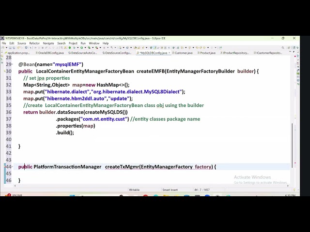 Spring Boot using two databases in Application Oracle/Mysql