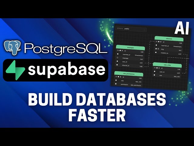 Build PostgreSQL Databases Faster With Supabase AI (AI SQL Editor)