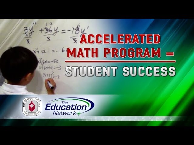 Accelerated Math Program (AMP) 2 += Student Success