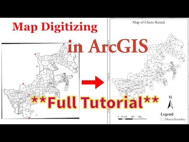 Map Digitizing in ArcGIS | How to digitize map in ArcGIS | #arcgistutorial #digitizing